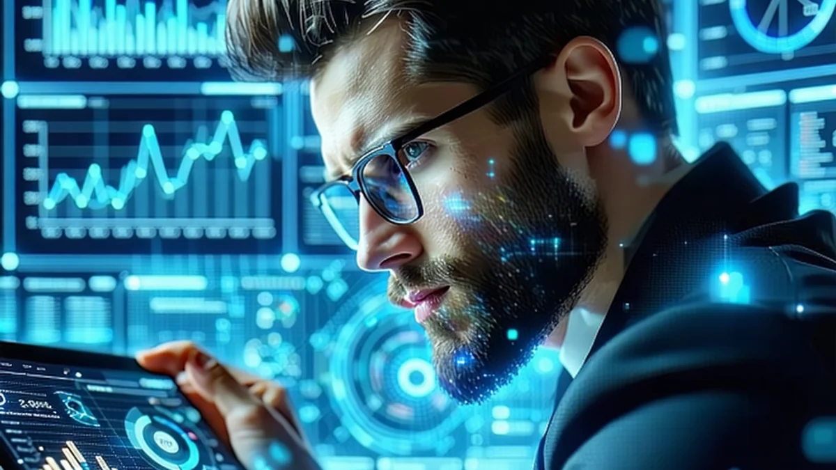 Hình ảnh một người đang phân tích bảng thống kê gà chọi, minh họa mẹo phân tích trận đấu tại jun88