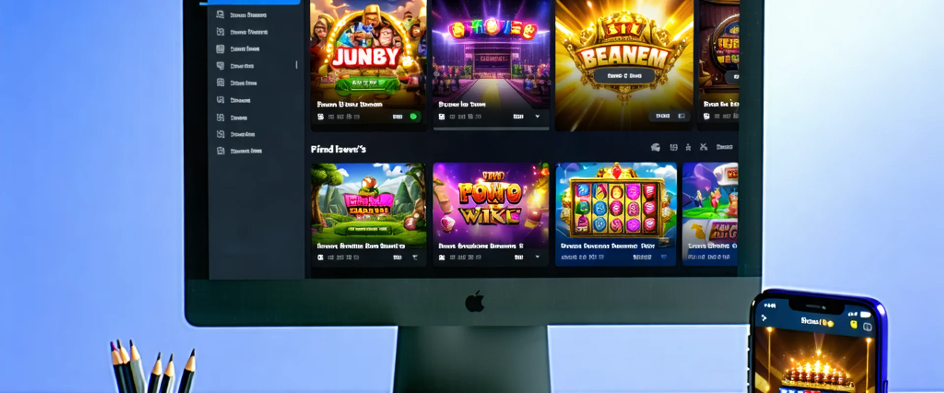 Hình ảnh tổng quan về giao diện cá cược trực tuyến của jun88 với các trò chơi đa dạng và người chơi đang trải nghiệm, thể hiện sự chuyên nghiệp và chất lượng dịch vụ.