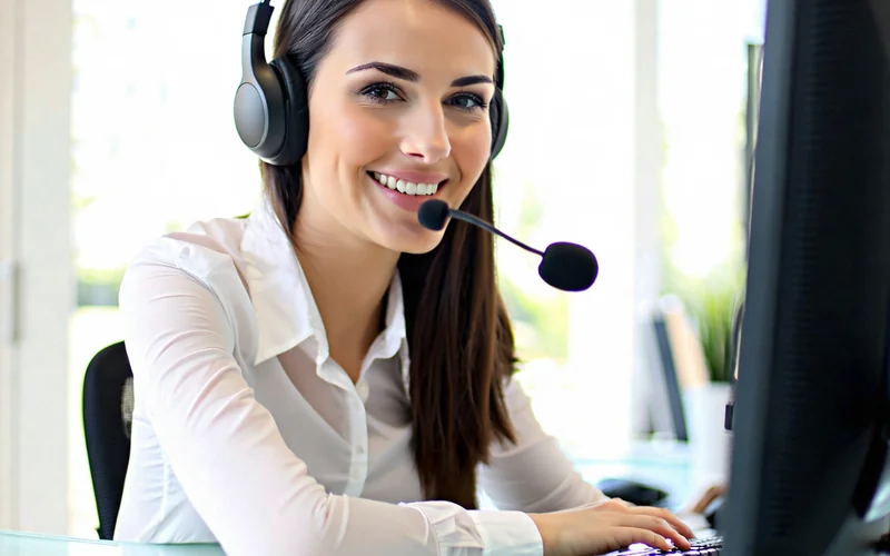 Hình ảnh đội ngũ hỗ trợ khách hàng chuyên nghiệp của Jun88, với nhân viên tư vấn đang tương tác thân thiện qua điện thoại hoặc chat trực tuyến, thể hiện cam kết về dịch vụ khách hàng chất lượng cao và luôn sẵn sàng hỗ trợ.