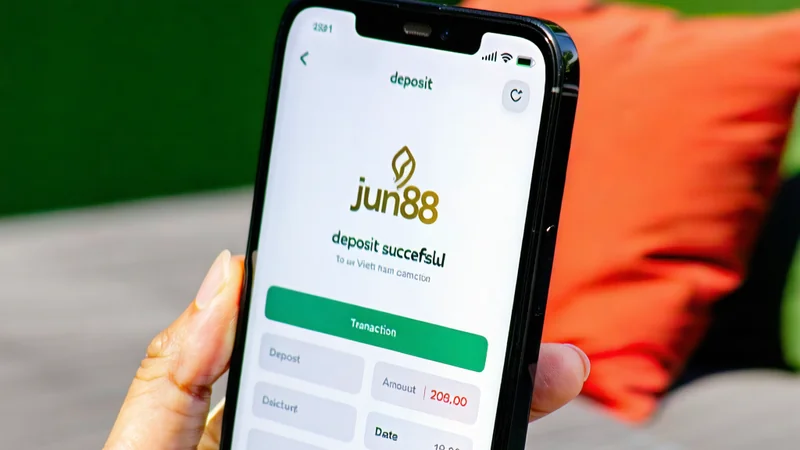 Giao diện ví điện tử jun88