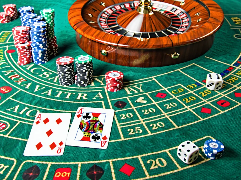 Hình ảnh các mẹo chơi game casino jun88, bao gồm bàn Baccarat, Roulette và chip cược