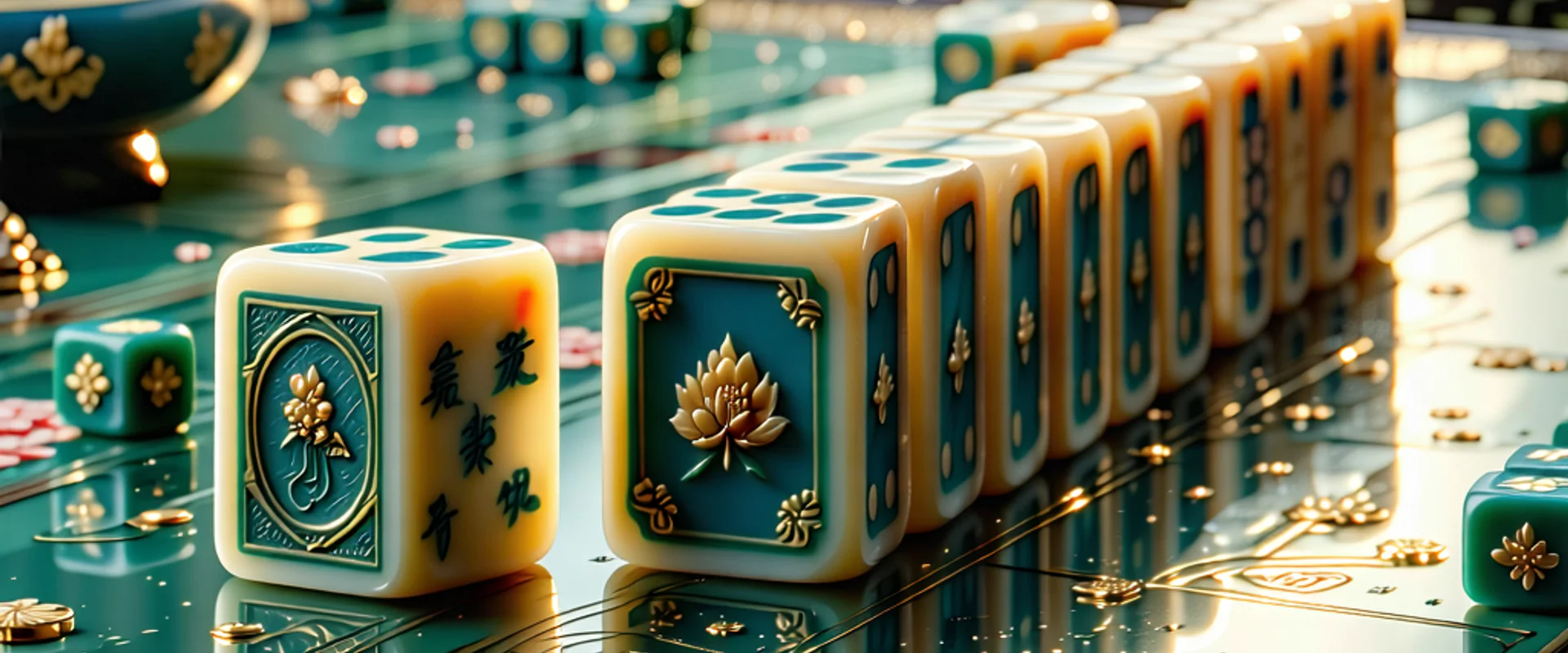 Hình ảnh Mạt Chược jun88 với các quân bài và không khí sôi động