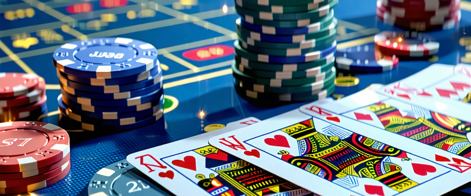Hình ảnh đại diện cho chiến lược đặt cược casino tại jun88 với các yếu tố may mắn và phân tích