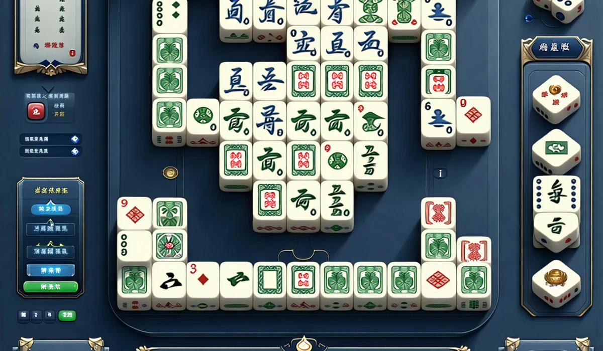 Giao diện người dùng jun88 hiển thị bàn Mạt chược trực tuyến, với các nút điều khiển và thông tin rõ ràng.