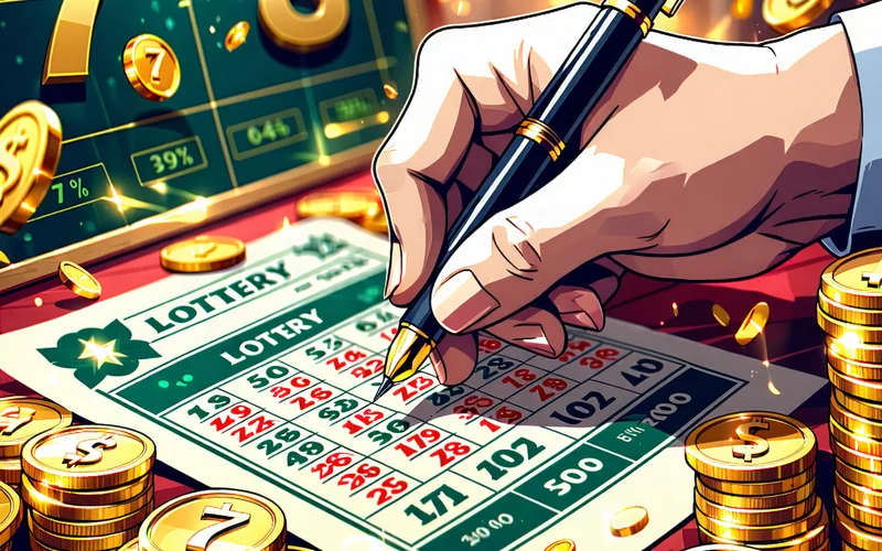 Hình ảnh xổ số lô đề với các con số may mắn tại Jun88