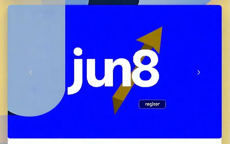 Giao diện trang chủ Jun88 với đường dẫn chính thức và nút đăng ký nổi bật