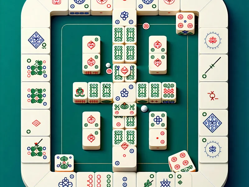 Biểu đồ chiến lược Mạt chược, minh họa các nước đi và quyết định thông minh trong trò chơi.