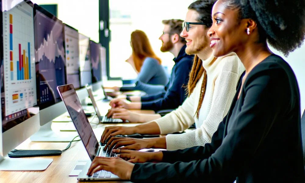 Hình ảnh đội ngũ chuyên gia jun88 đang làm việc