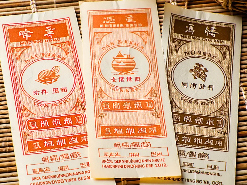 Hình ảnh vé số truyền thống ba miền Bắc, Trung, Nam